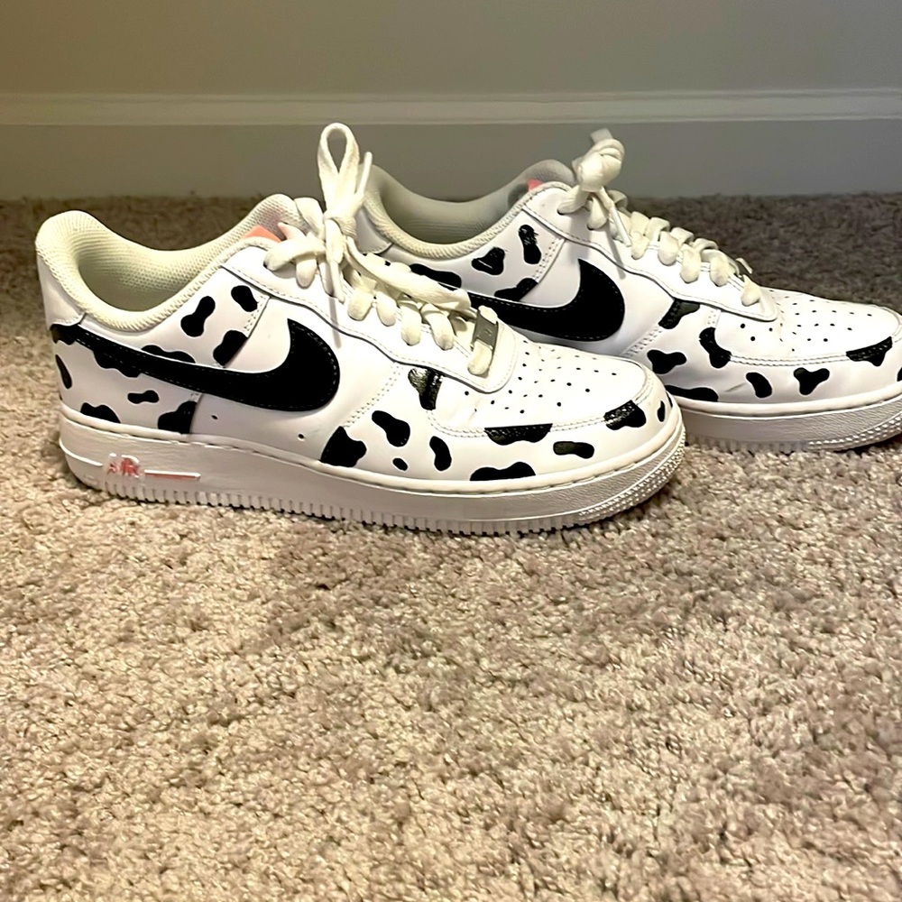 Nike Air Forces Cow print
